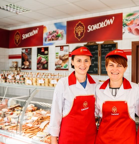 Sale assistants in the Koło Meat Delis